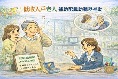 低收入戶老人補助配戴助聽器補助