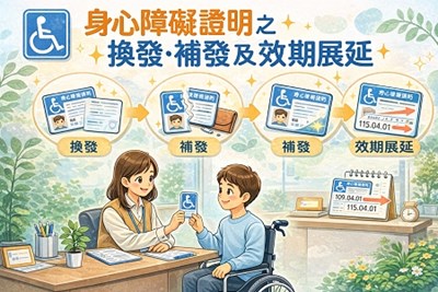 身心障礙證明之換發、補發及效期展延