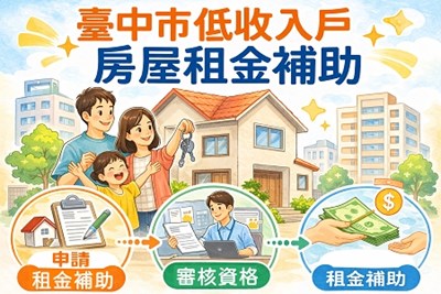 臺中市低收入戶房屋租金補助