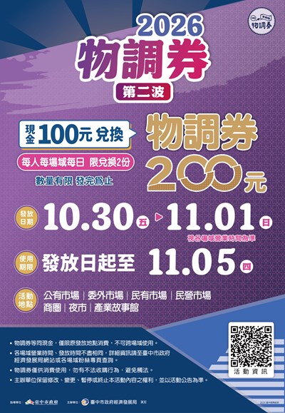 「2026物調券第二波」活動